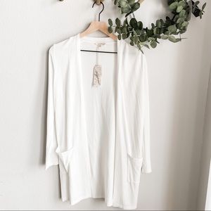 Mystree White Cardigan